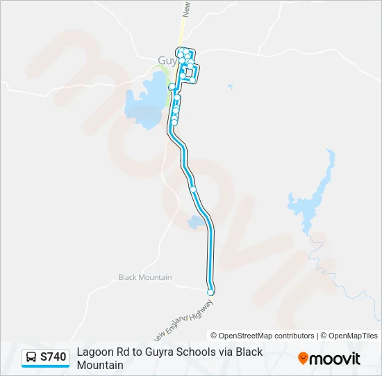 S740 Bus Line Map