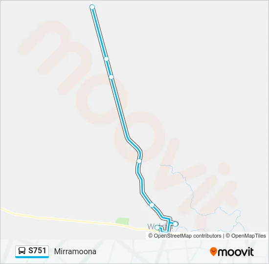 S751 Bus Line Map