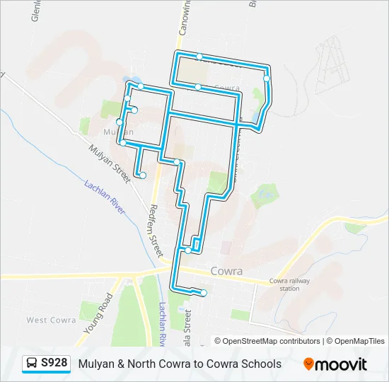 S928 Bus Line Map