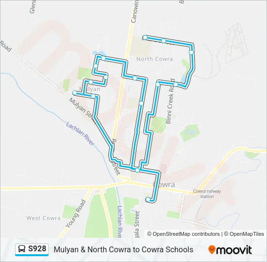 S928 Bus Line Map