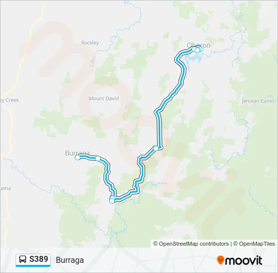 S389 Bus Line Map