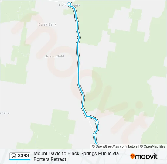 S393 Bus Line Map