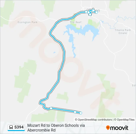 S394 Bus Line Map