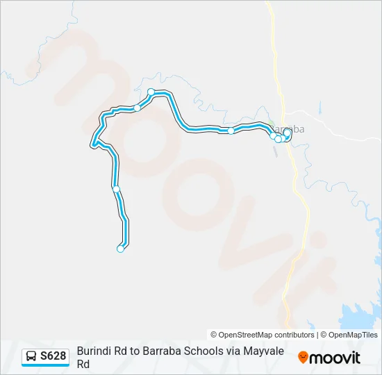 S628 Bus Line Map