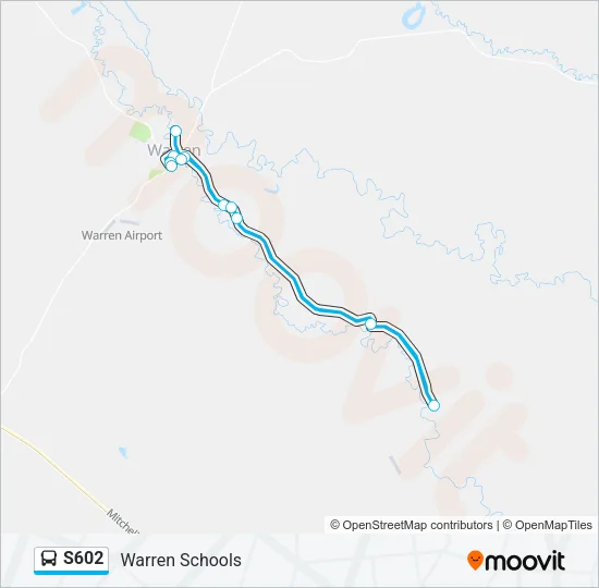 S602 Bus Line Map