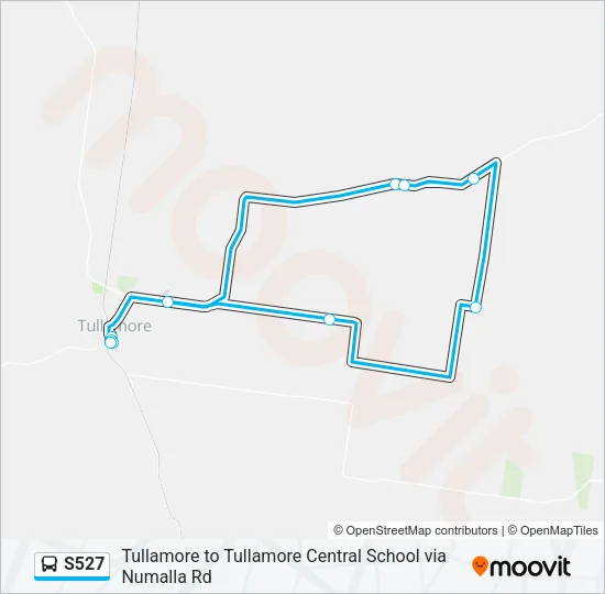 S527 Bus Line Map