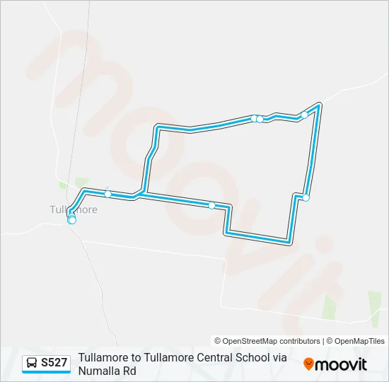 S527 Bus Line Map