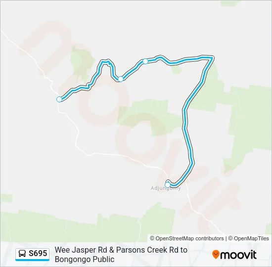 S695 Bus Line Map