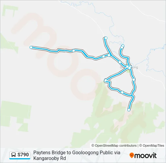 S790 Bus Line Map