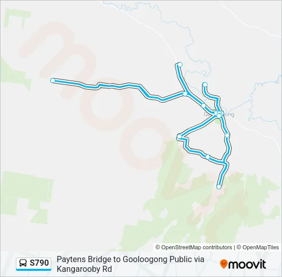 S790 Bus Line Map
