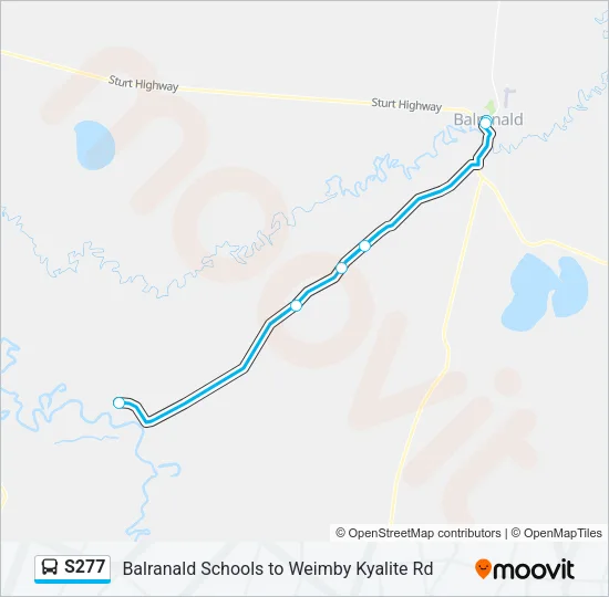 S277 Bus Line Map