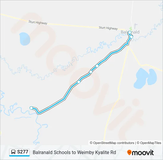 S277 Bus Line Map