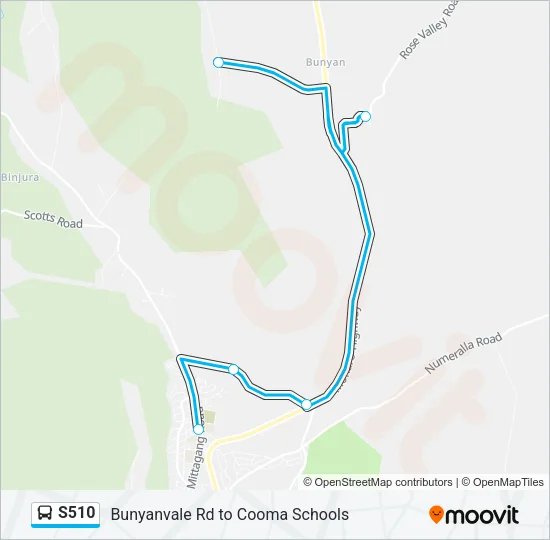 S510 Bus Line Map