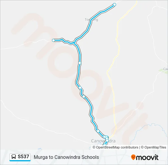S537 Bus Line Map