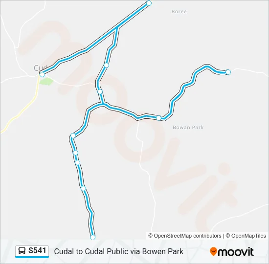 S541 Bus Line Map