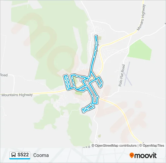 S522 Bus Line Map