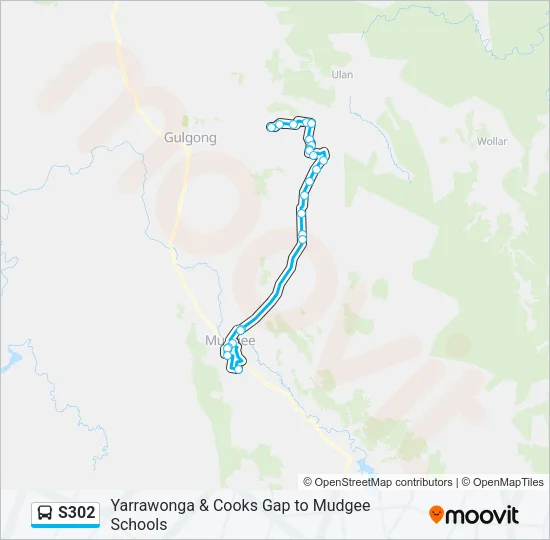 S302 Bus Line Map
