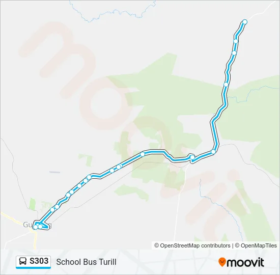 S303 Bus Line Map