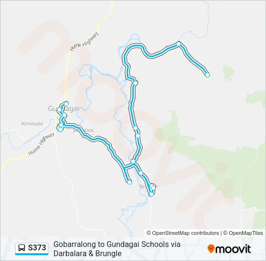 S373 Bus Line Map