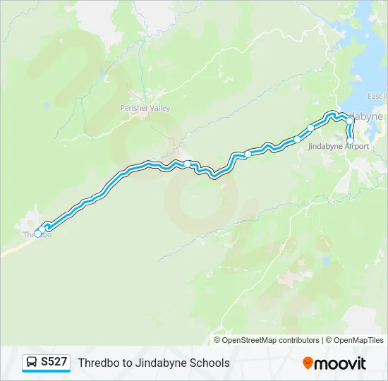 S527 Bus Line Map