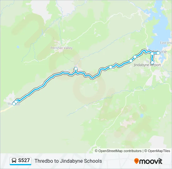 S527 Bus Line Map