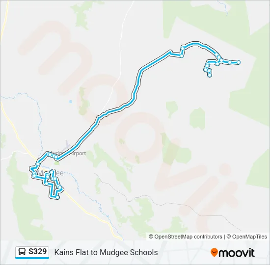 S329 Bus Line Map