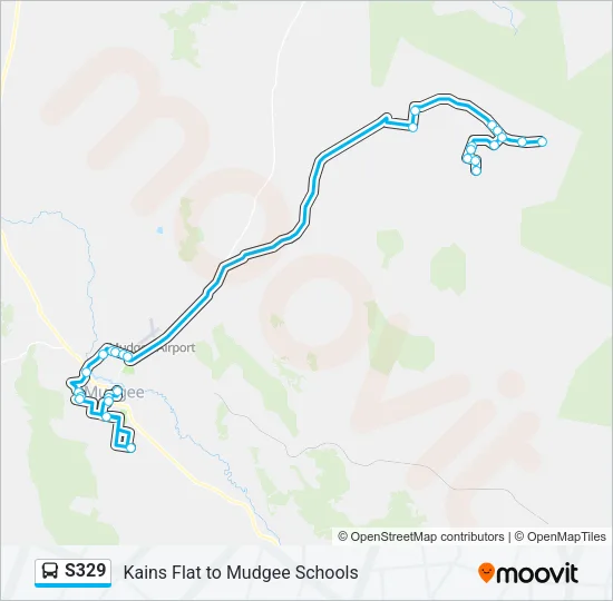 S329 Bus Line Map