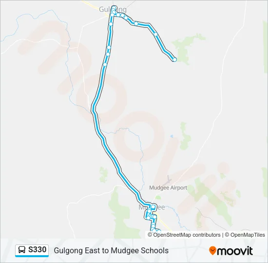 S330 Bus Line Map