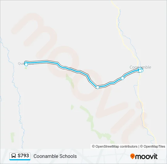 S793 Bus Line Map