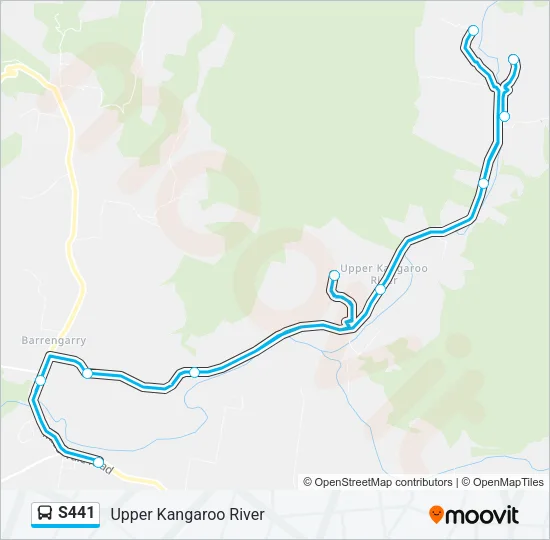 S441 Bus Line Map