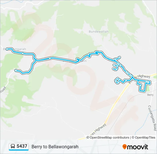 S437 Bus Line Map