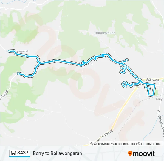 S437 Bus Line Map