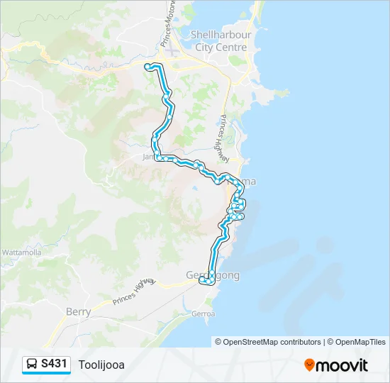 S431 Bus Line Map