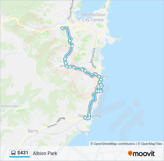 S431 Bus Line Map