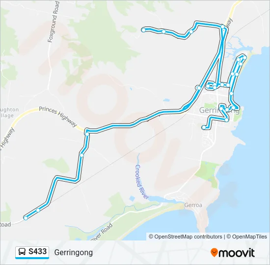 S433 Bus Line Map