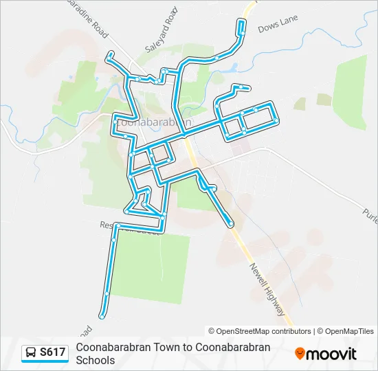 Mapa de S617 de 