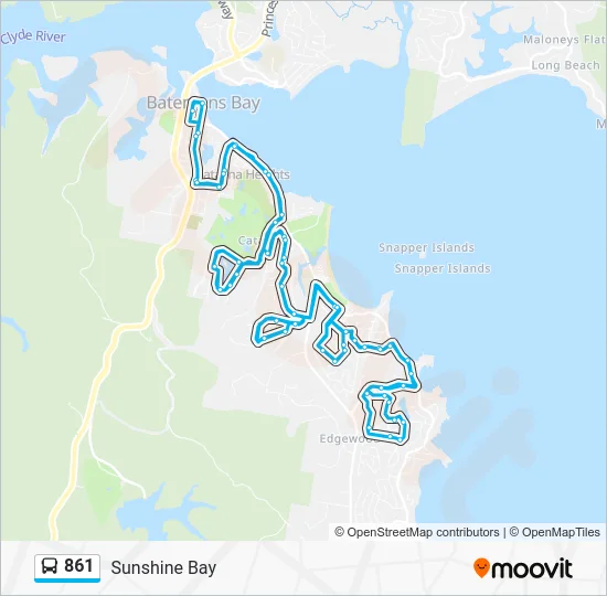 861 Route: Schedules, Stops & Maps - Sunshine Bay (Updated)