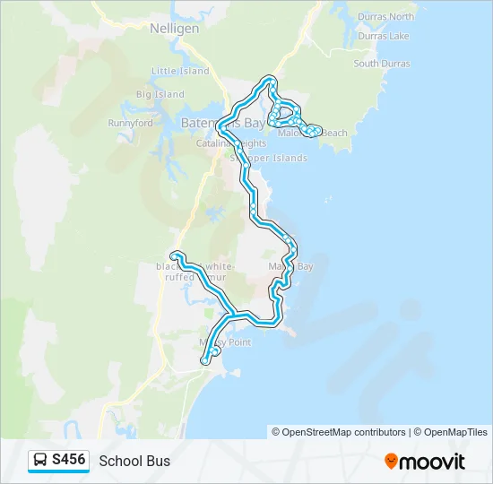 S456 Bus Line Map