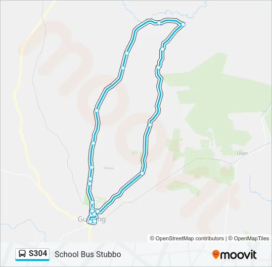 S304 Bus Line Map