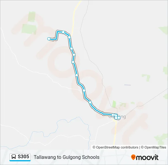 S305 Bus Line Map