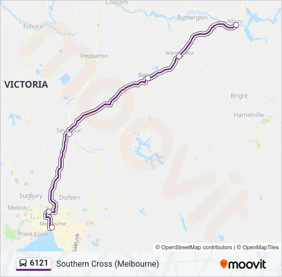 6121 Bus Line Map