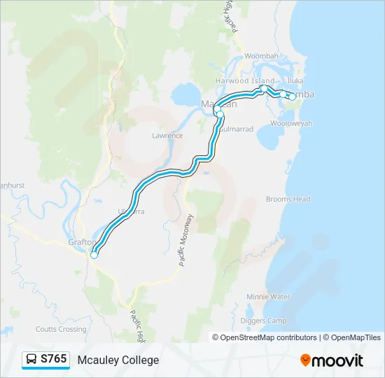 S765 Bus Line Map