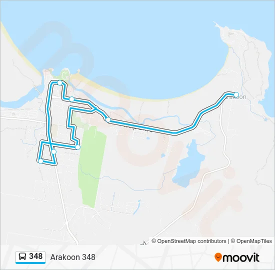 348 Route: Schedules, Stops & Maps - Arakoon 348 (Updated)