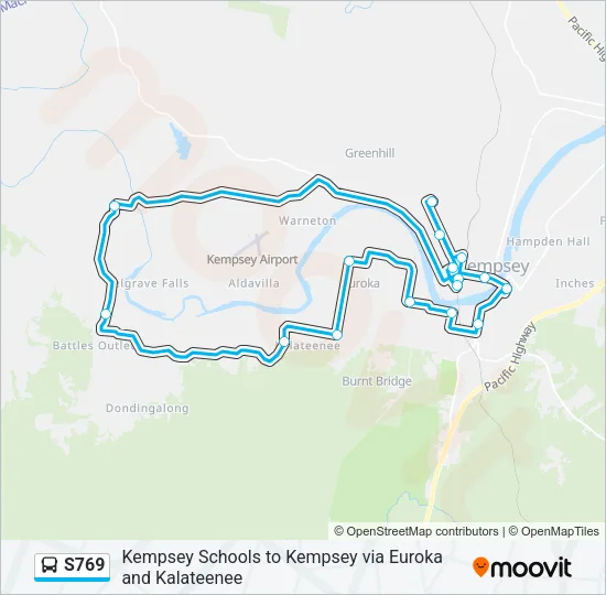 S769 Bus Line Map