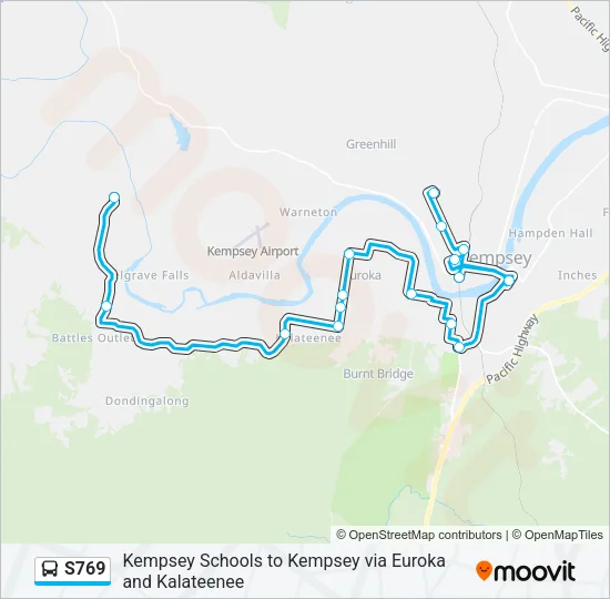 S769 Bus Line Map