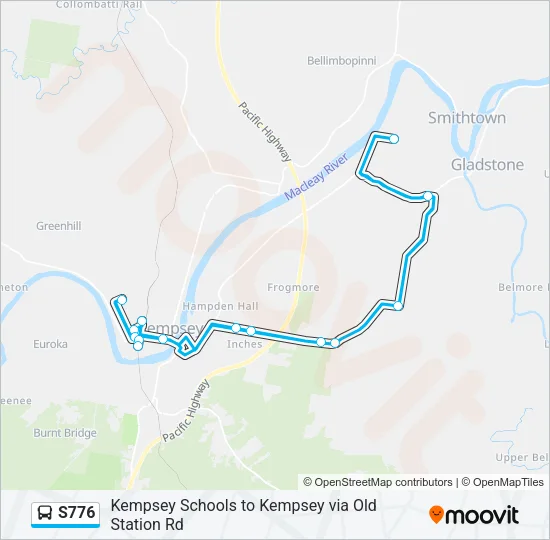 S776 Bus Line Map
