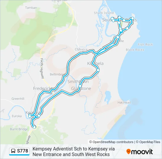 S778 Bus Line Map
