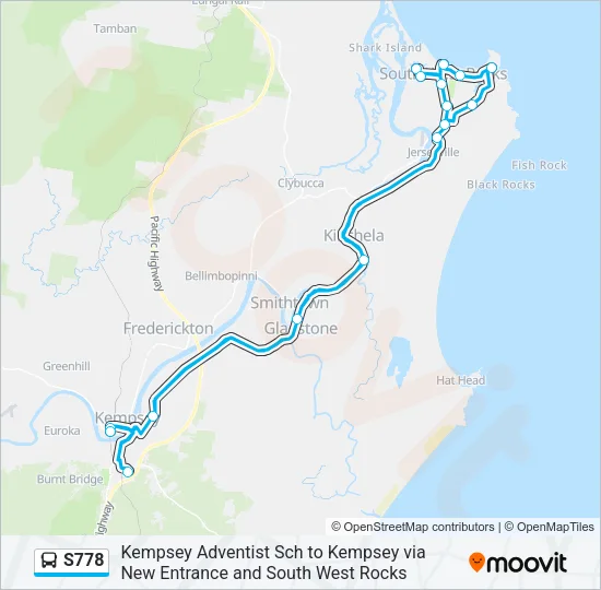 S778 Bus Line Map