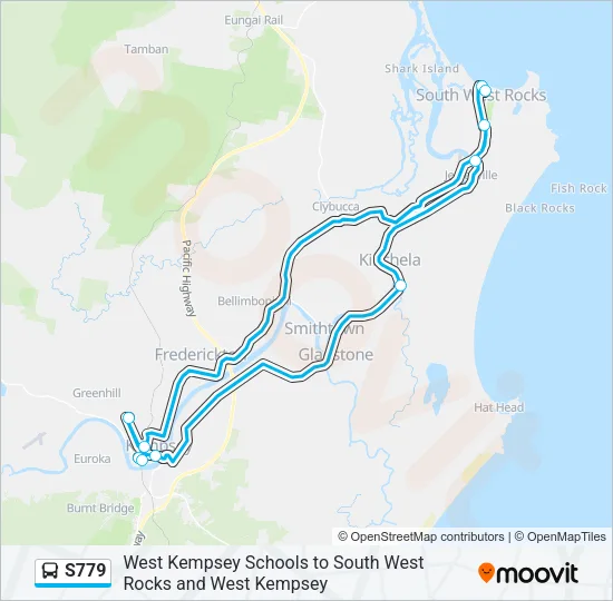 S779 Bus Line Map