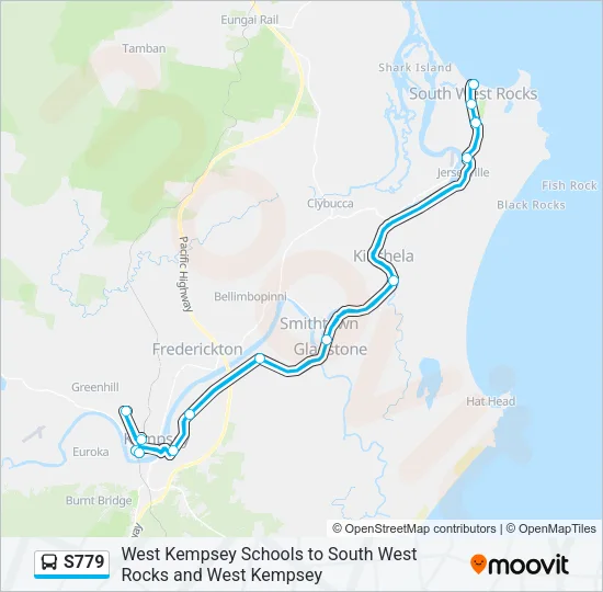 S779 Bus Line Map